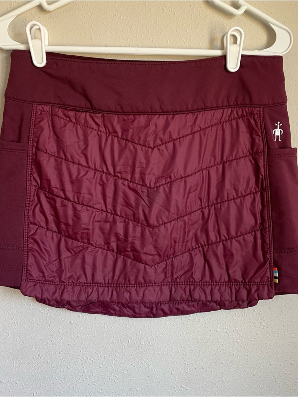 Smartwool Women's Maroon Quilted Skirt Gorpcore